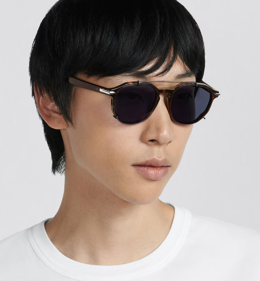 Brown Tortoiseshell-Effect Pantos Sunglasses SUITRI