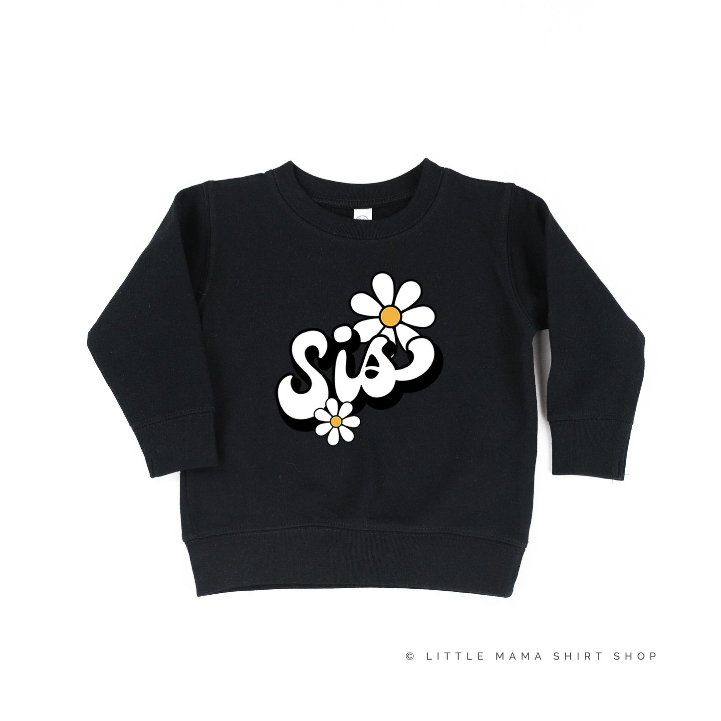 DAISY - SIS - w/ Full Daisy on Back - Child Sweater