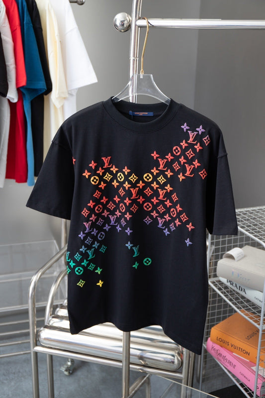 Presbyopic Gradient Print T Shirt